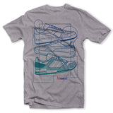 Neon Kicks Men's trainer head t-shirt - The Working-class Brand