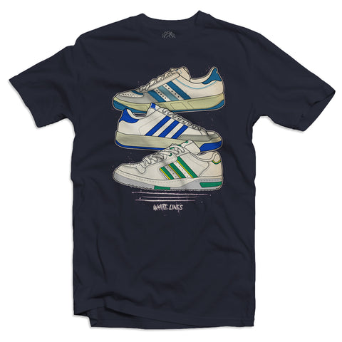White Lines Men's trainer head t-shirt - The Working-class Brand